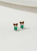 Emerald Chandelier Drop Earrings
