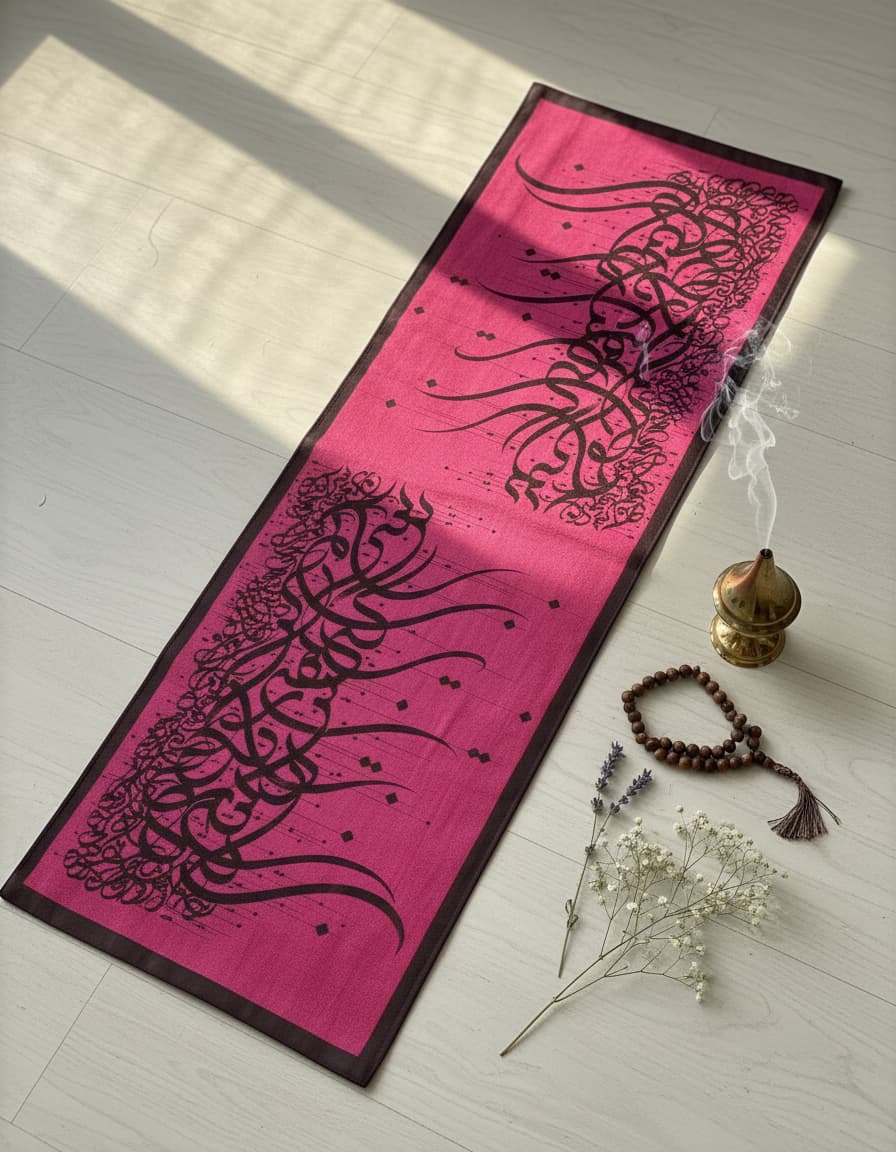 Persian Calligraphy Table Runner