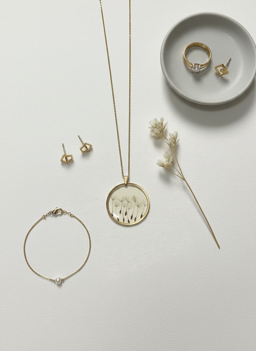 Dandelion Wish Pendant Necklace