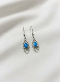 Turquoise Teardrop Drop Earrings