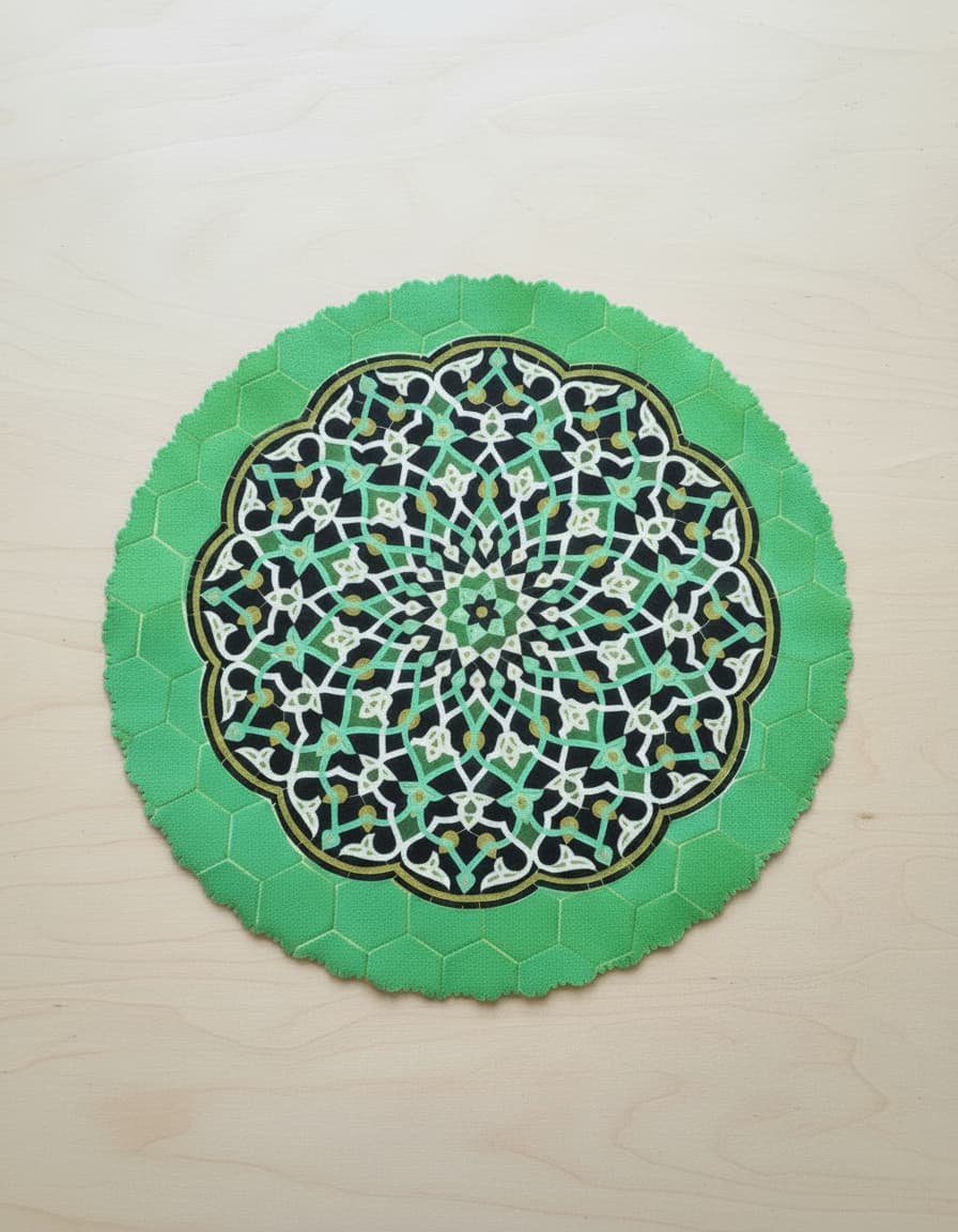 Emerald Mosaic Trivet