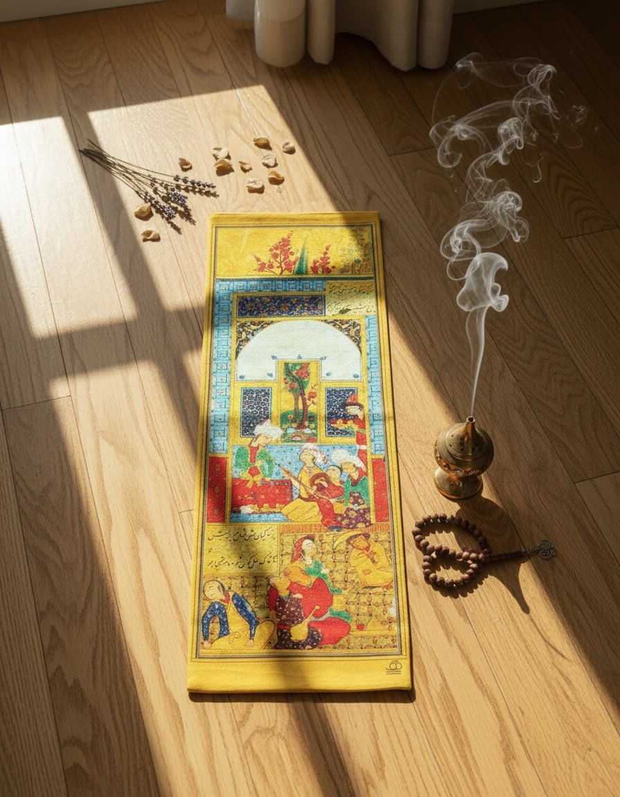 Golden Sunbeam Persian Miniature Runner