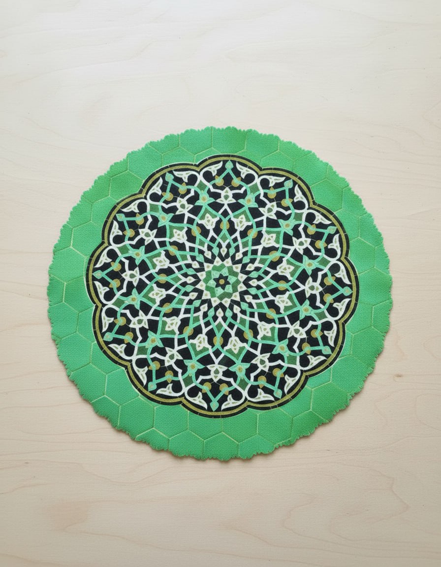Emerald Mosaic Trivet