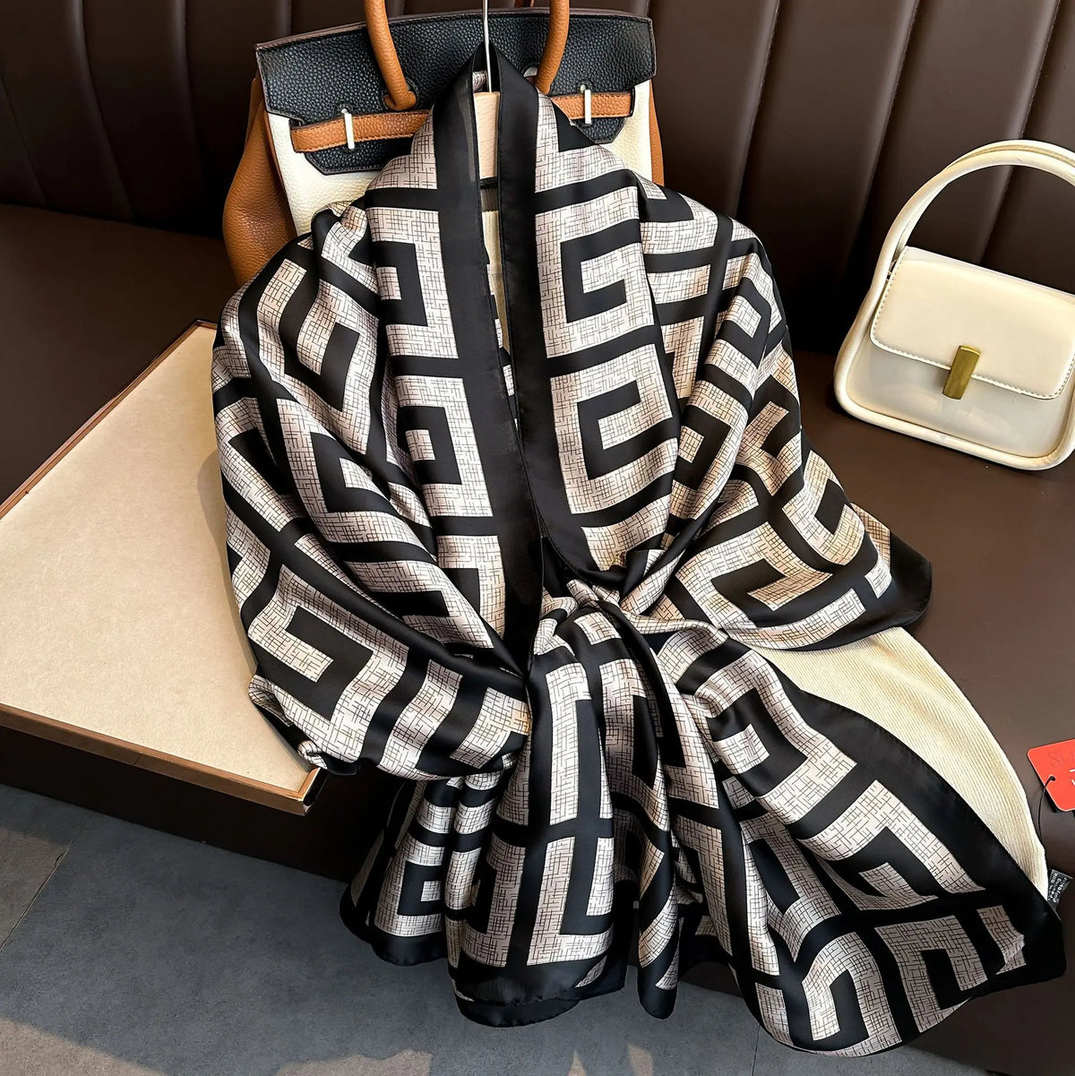 Luxury Silk Long Scarf Wrap