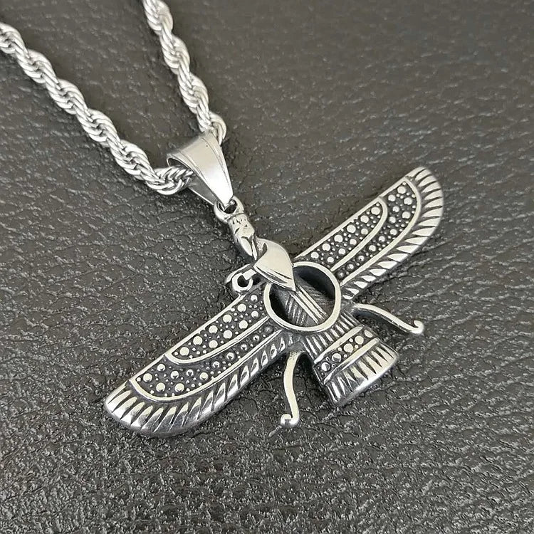 Farvahar Wing Pendant Necklace