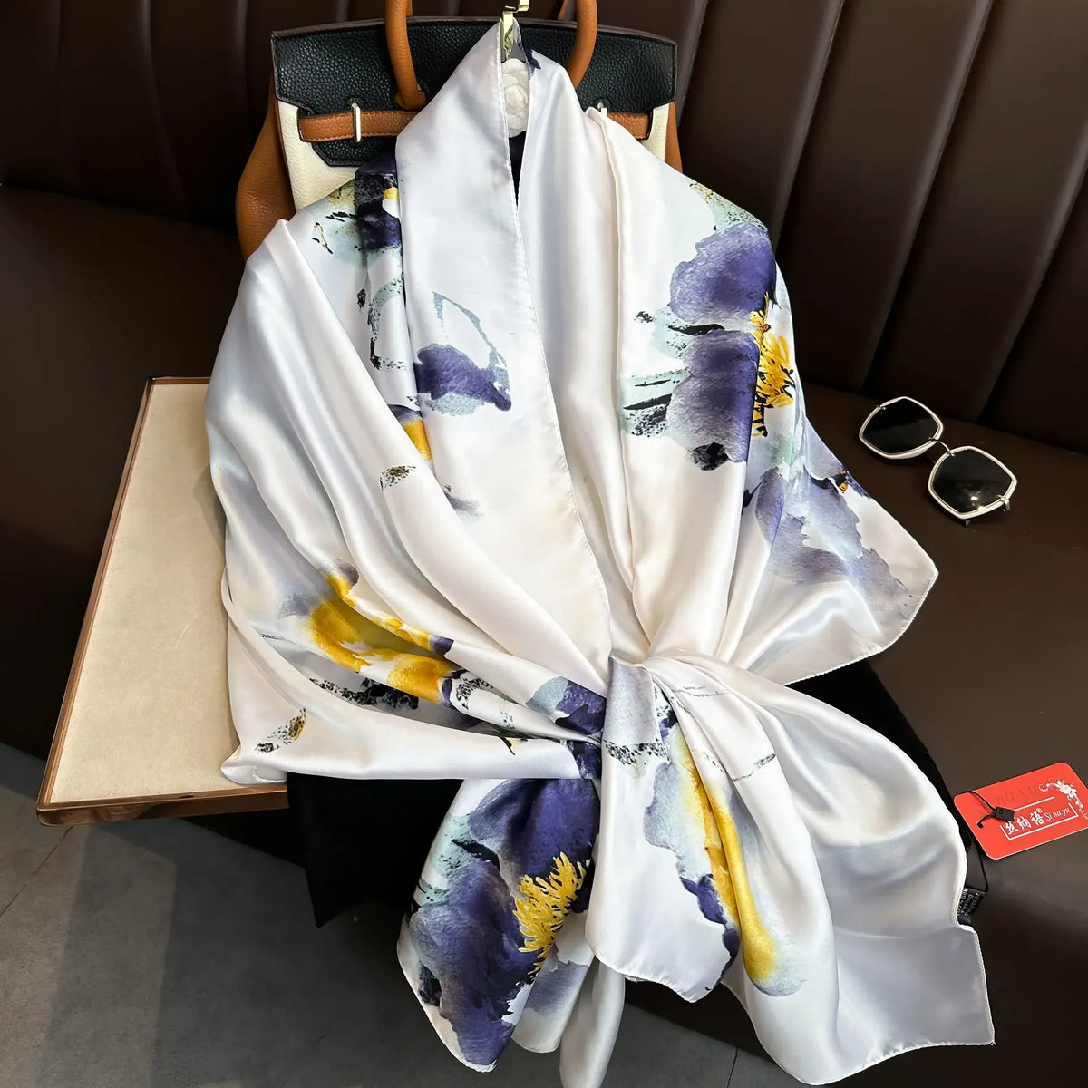 Luxury Silk Long Scarf Wrap