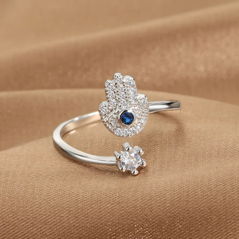 Fatima Hand Evil Eye Ring