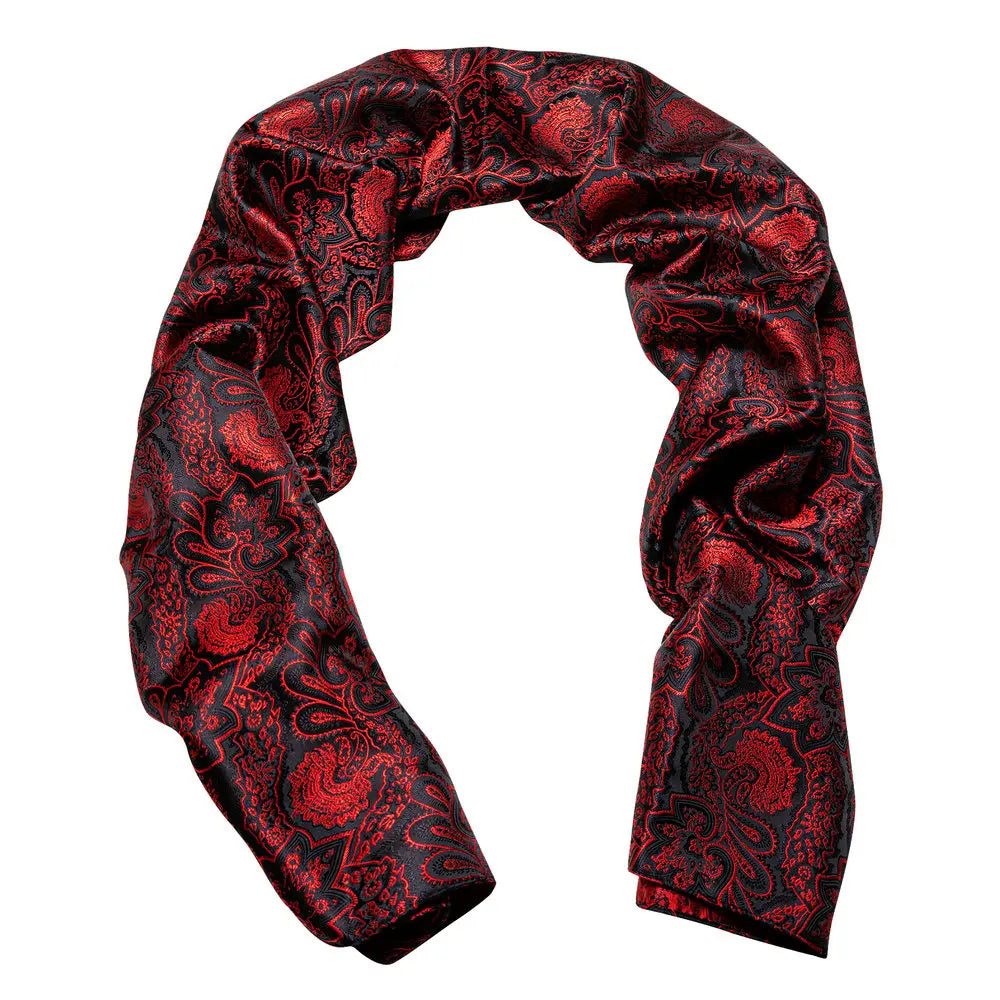 Paisley Jacquard Silk Men's Scarf