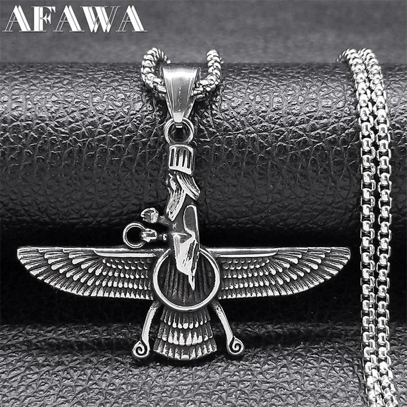 Farvahar Amulet Chain Necklace