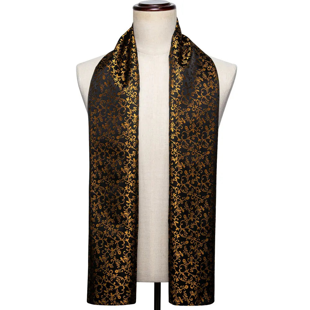 Paisley Jacquard Silk Men's Scarf