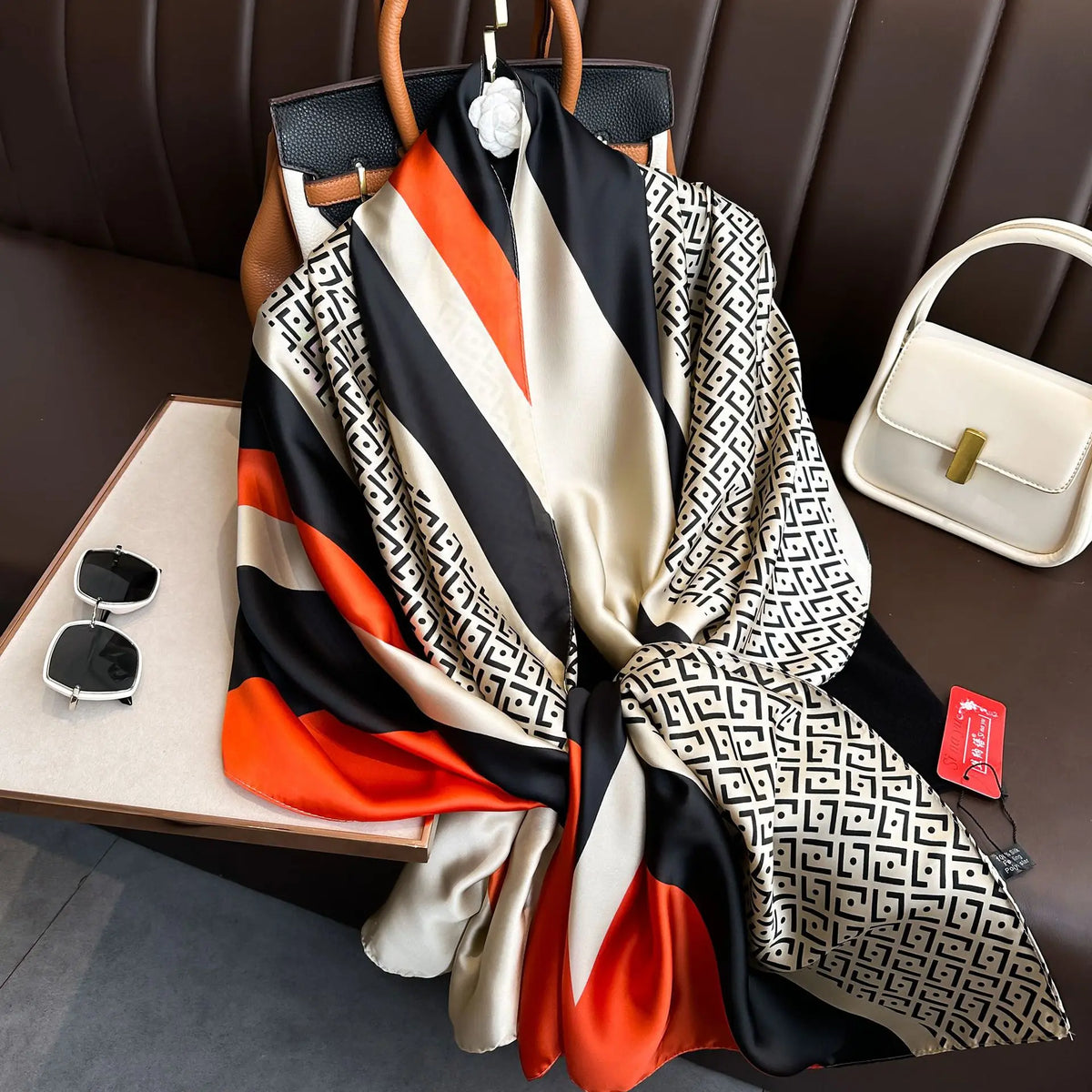 Luxury Silk Long Scarf Wrap