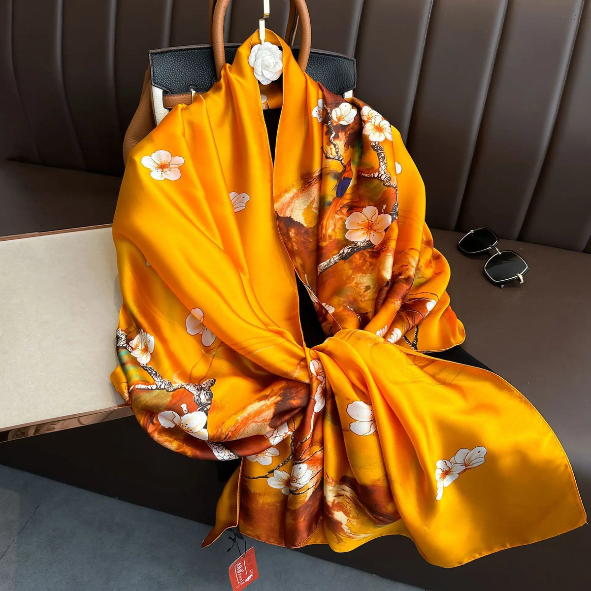Luxury Silk Long Scarf Wrap