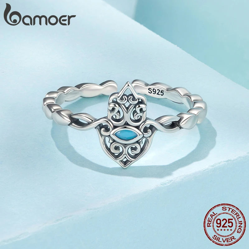 Sterling Silver Hamsa Ring