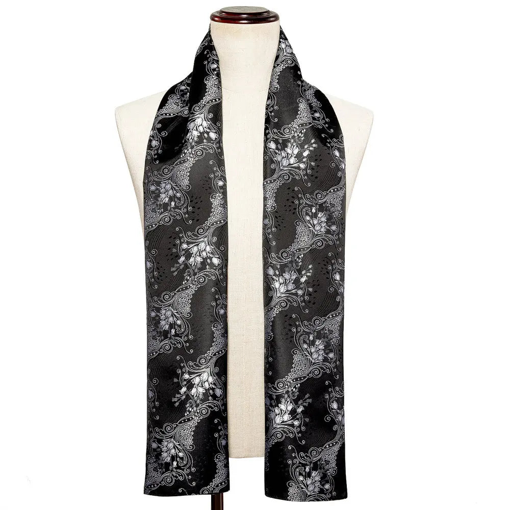 Paisley Jacquard Silk Men's Scarf