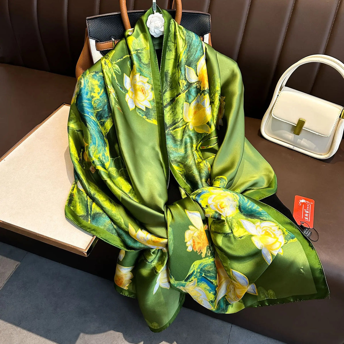Luxury Silk Long Scarf Wrap