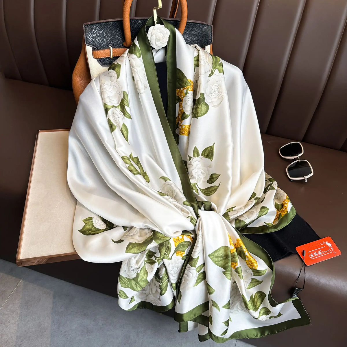 Luxury Silk Long Scarf Wrap