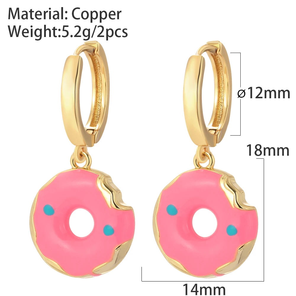 Evil Eye Heart Hoop Earrings