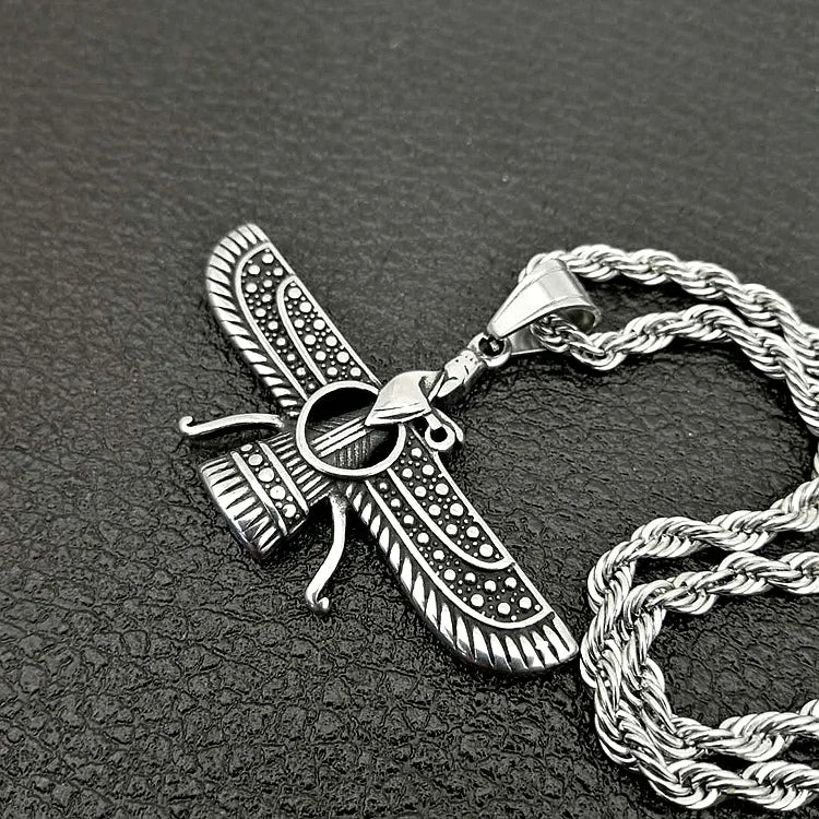 Farvahar Wing Pendant Necklace