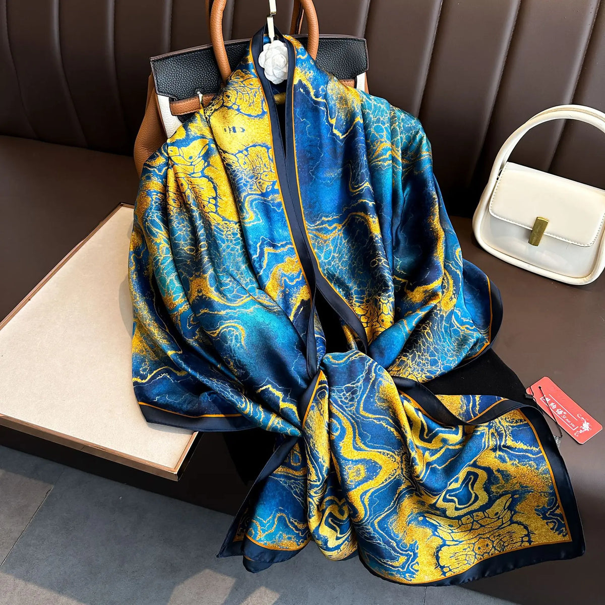 Luxury Silk Long Scarf Wrap
