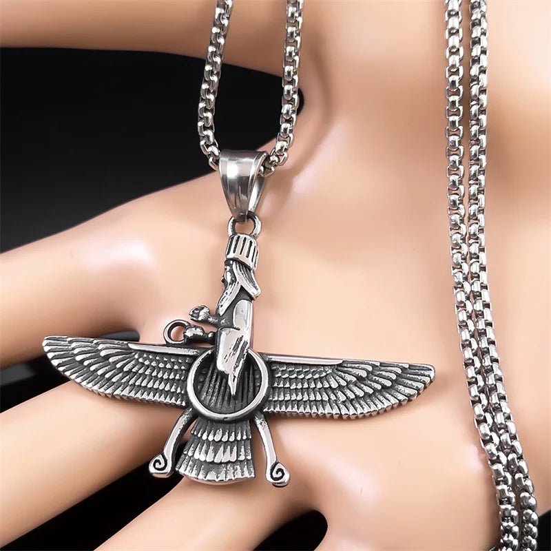 Farvahar Amulet Chain Necklace