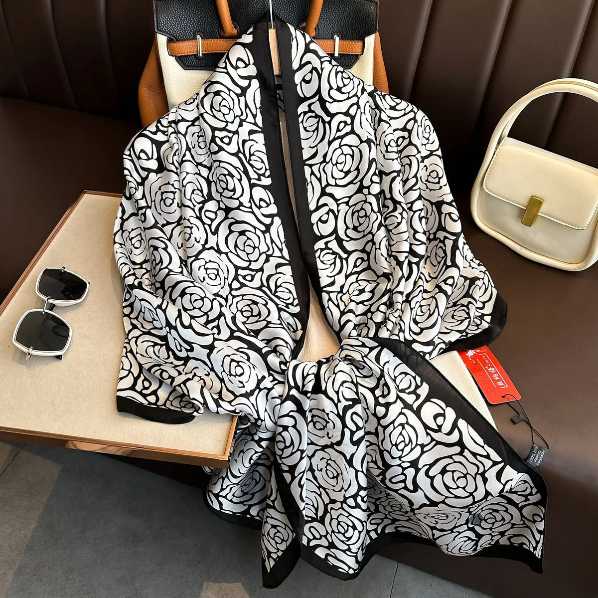 Luxury Silk Long Scarf Wrap