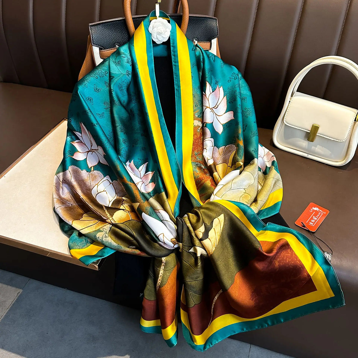 Luxury Silk Long Scarf Wrap