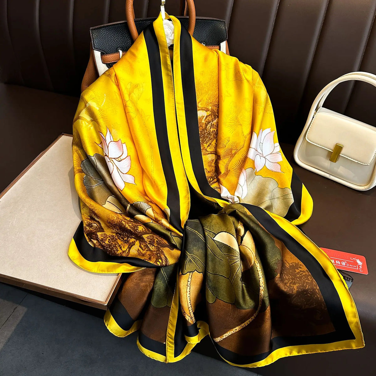 Luxury Silk Long Scarf Wrap