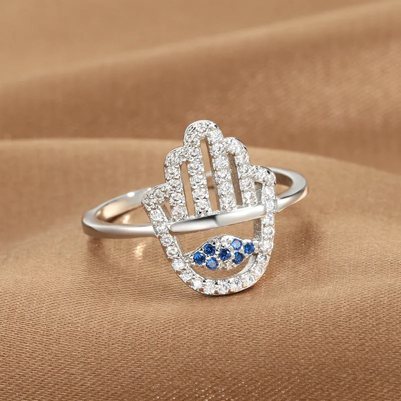 Fatima Hand Evil Eye Ring