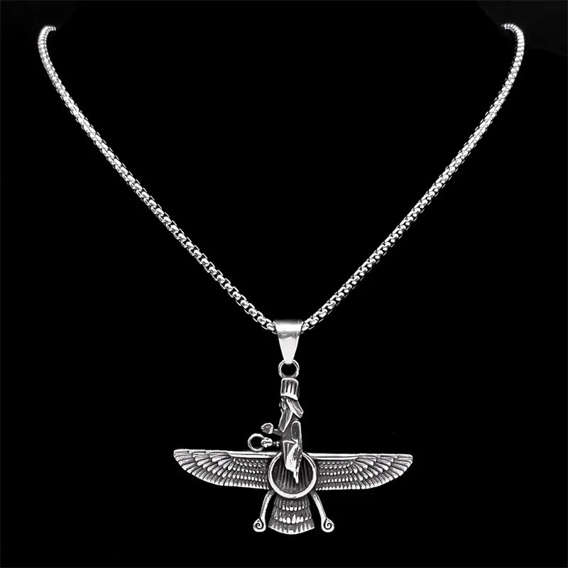 Farvahar Amulet Chain Necklace