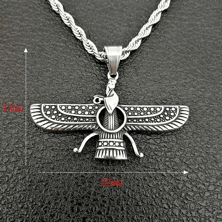 Farvahar Wing Pendant Necklace