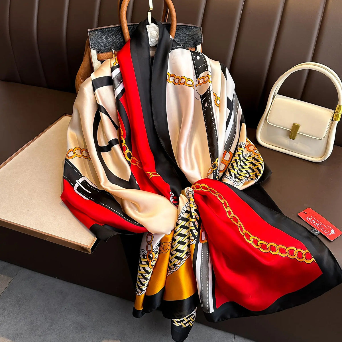 Luxury Silk Long Scarf Wrap