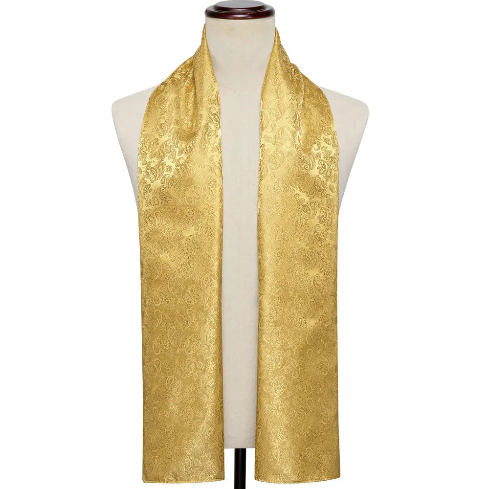 Paisley Jacquard Silk Men's Scarf