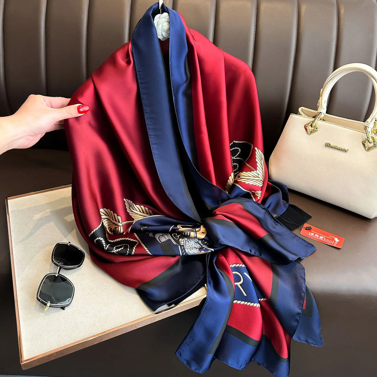 Luxury Silk Long Scarf Wrap