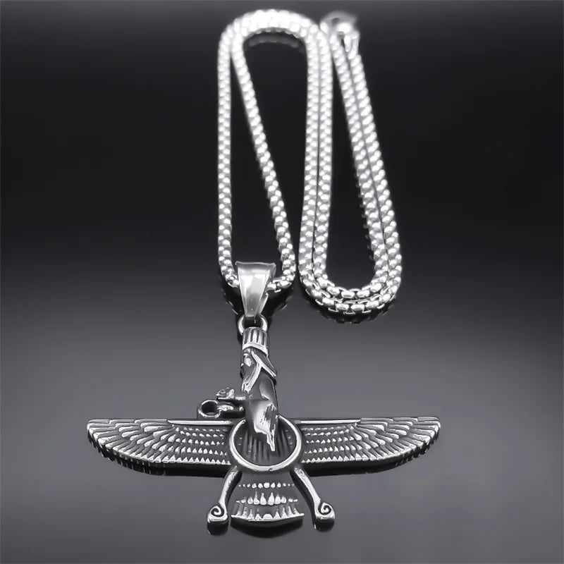 Farvahar Amulet Chain Necklace