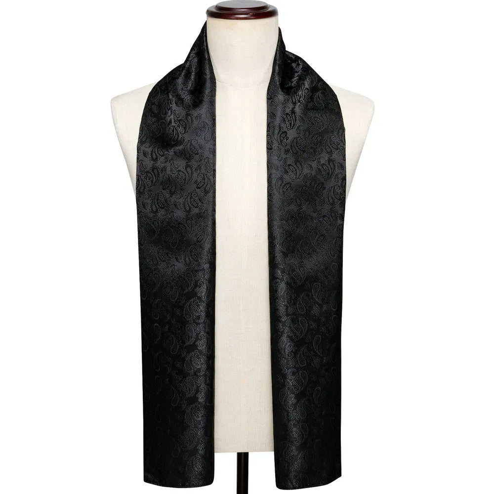 Paisley Jacquard Silk Men's Scarf