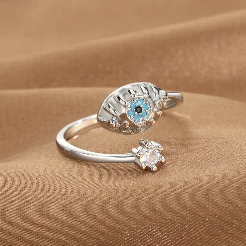Fatima Hand Evil Eye Ring