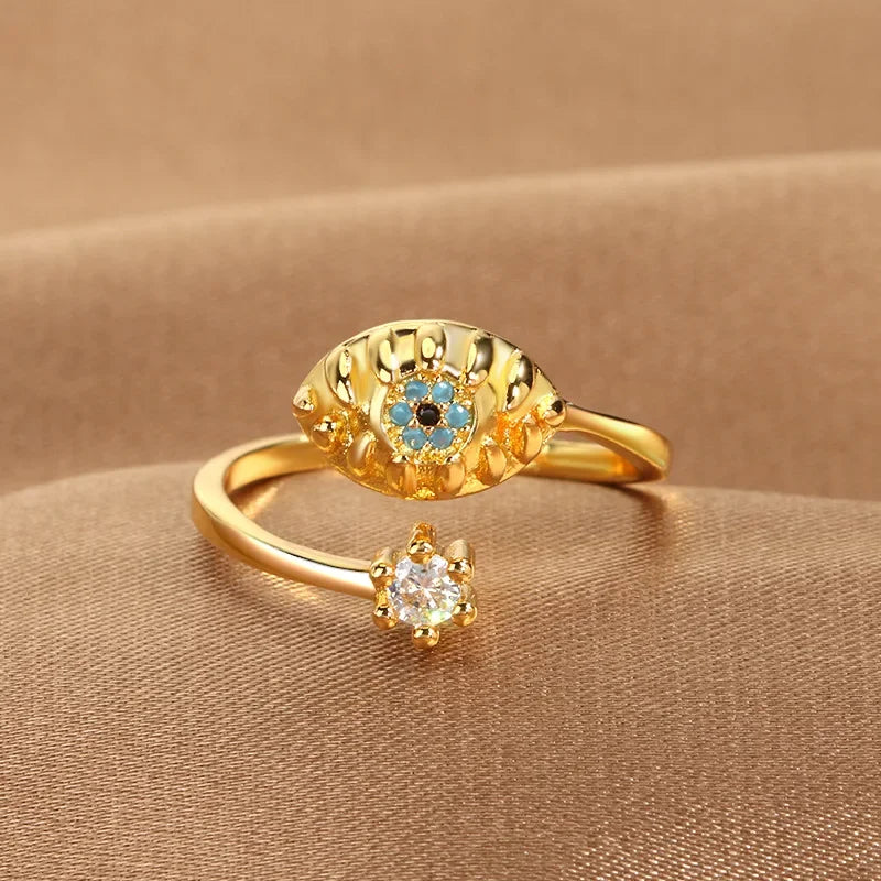 Fatima Hand Evil Eye Ring