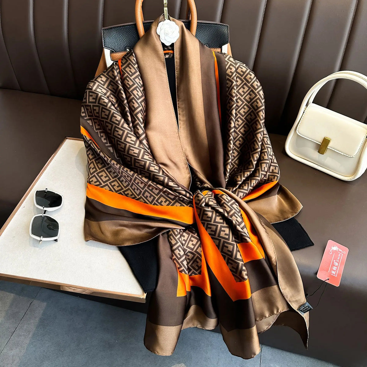 Luxury Silk Long Scarf Wrap