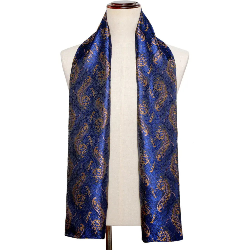 Paisley Jacquard Silk Men's Scarf