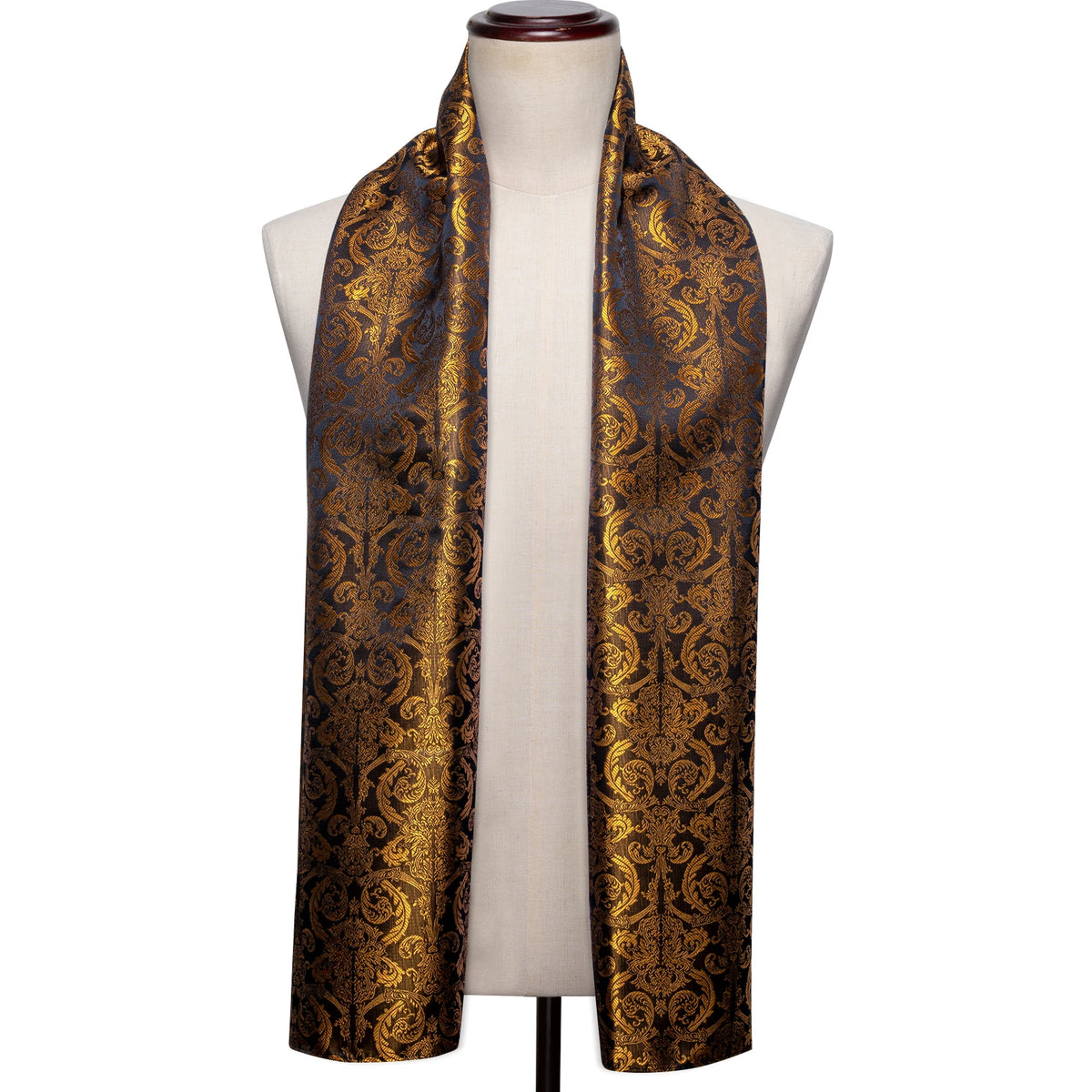 Paisley Jacquard Silk Men's Scarf