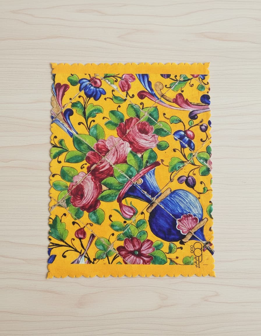 Yellow Floral Tapestry Placemat