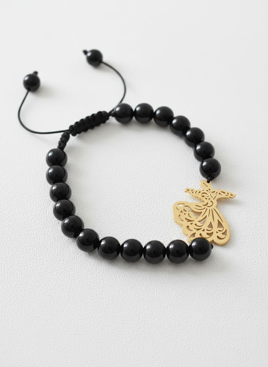 Black Onyx Charm Bracelet