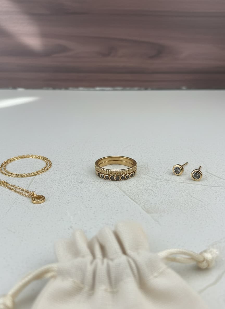 Black Diamond Stacked Band Ring