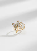 Butterfly Clover Ring by Adrissa Design