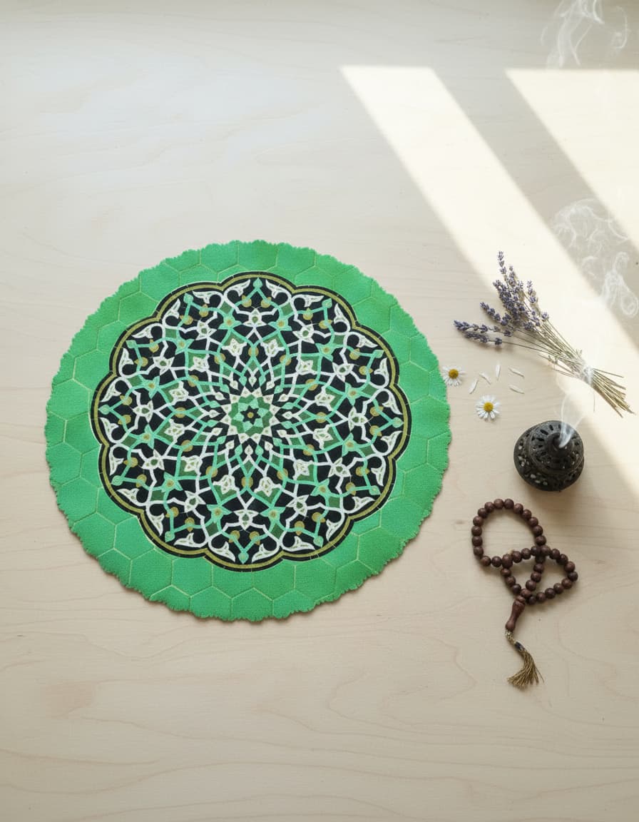 Emerald Mosaic Trivet