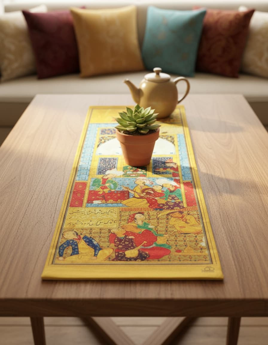 Golden Sunbeam Persian Miniature Runner