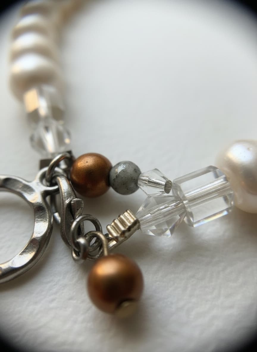 Mixed Bead Charm Bracelet