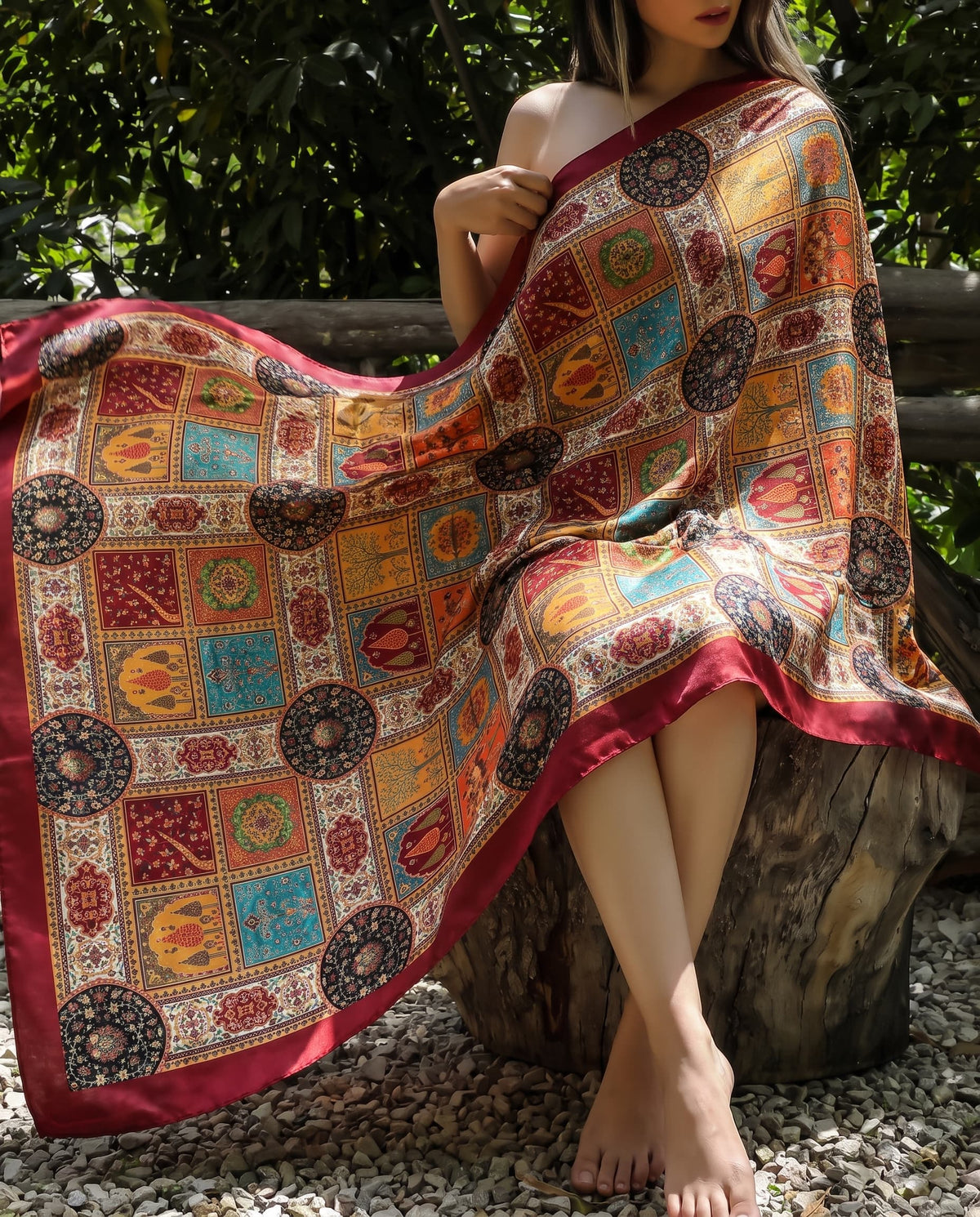 Vault of Tabriz Silk Scarf