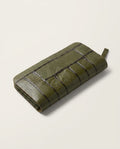 Olive Mosaic Clutch