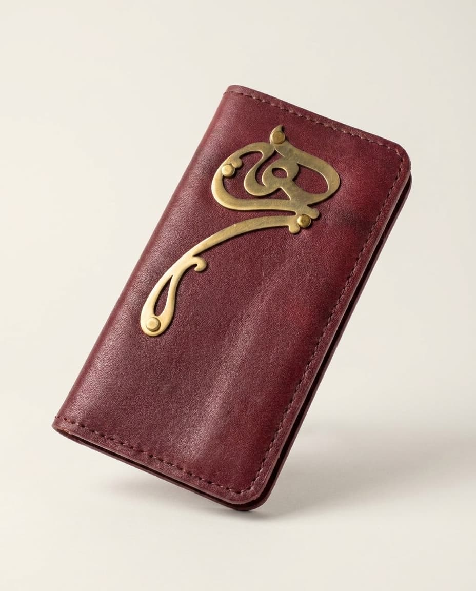 Calligraphy Emblem Clutch